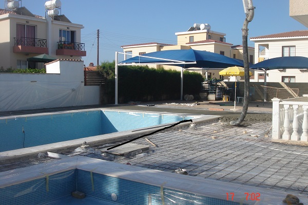 Swimming pool construction paphos Cyprus 11